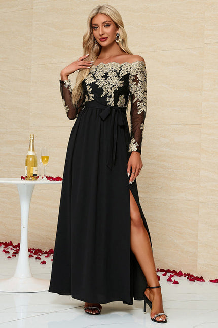 Robe Dorée Dentelle - gallery 3