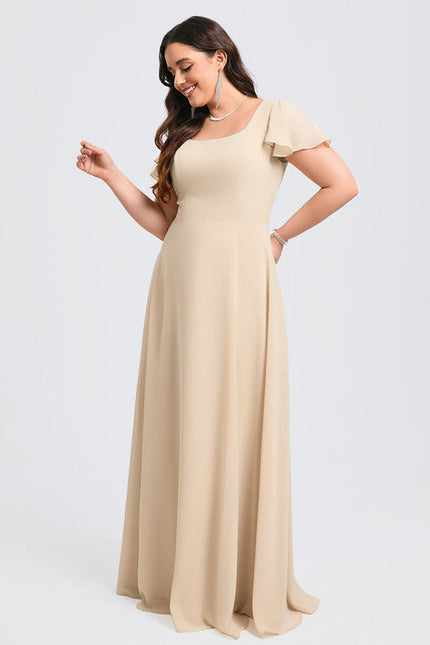 Robe Longue Fluide Dorée - gallery 9